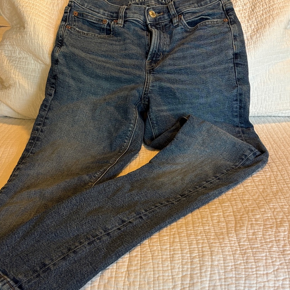 American Eagle Outfitters Dark Blue Skinny Jeans